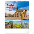 Nástěnný kalendář Česká republika 2022, 30 × 34 cm