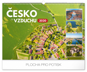 Wall calendar Czechia from the air 2020, 48 × 33 cm