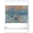 Nástěnný kalendář Claude Monet 2022, 48 × 56 cm