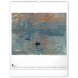 Nástěnný kalendář Claude Monet 2024, 48 × 56 cm