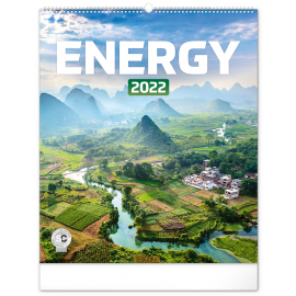 Nástěnný kalendář Energie 2022, 48 × 56 cm
