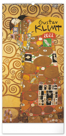 Nástěnný kalendář Gustav Klimt 2022, 33 × 64 cm