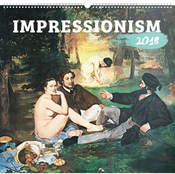 Nástěnný kalendář Impresionismus 2018, 48 x 46 cm
