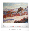 Nástěnný kalendář Impresionismus 2019, 48 x 46 cm