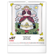 Nástěnný kalendář Josef Lada – Říkadla 2022, 30 × 34 cm