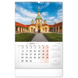 Nástěnný kalendář Kostely a poutní místa 2022, 33 × 46 cm