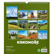 Nástěnný kalendář Krkonoše 2018, 30 x 34 cm