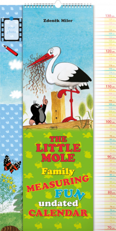 The Little Mole – height measurement calendar, 33 × 64 cm