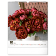 Nástěnný kalendář Květiny 2024, 30 × 34 cm