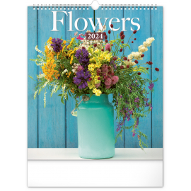 Wall calendar Flowers 2024, 30 × 34 cm