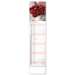 Nástěnný kalendář Květiny – Kvety 2022, 12 × 48 cm