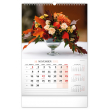 Nástěnný kalendář Kvety SK 2021, 33 × 46 cm