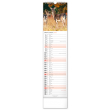 Nástěnný kalendář Lesní zvěř – Lesná zver 2022, 12 × 48 cm