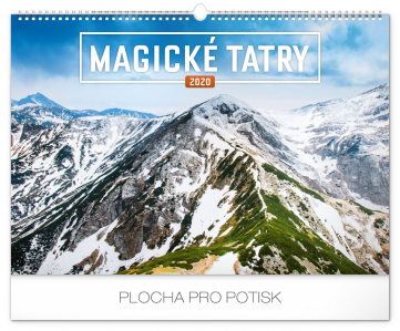 Nástěnný kalendář Magické Tatry 2020, 48 × 33 cm