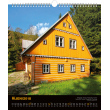 Nástěnný kalendář Malebné chaloupky 2018, 30 x 34 cm