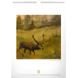 Nástěnný kalendář Myslivost v obrazech 2018, 33 x 46 cm