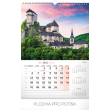 Wall calendar Slovakia 2019, 33 x 46 cm