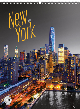 Nástěnný kalendář New York – Jakub Kasl 2018, 48 x 64 cm