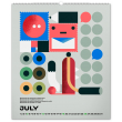 Nástěnný kalendář Pavel Fuksa 2020, 48 × 56 cm