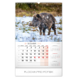 Nástěnný kalendář Poľovnícky SK 2020, 33 × 46 cm