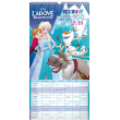 Wall calendar Rodinný plánovací XXL – Ledové království SK 2018, 33 x 64 cm
