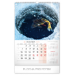 Nástěnný kalendář Rybářský SK 2020, 33 × 46 cm