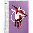 Nástěnný kalendář Tomski & Polanski 2018, 48 x 64 cm