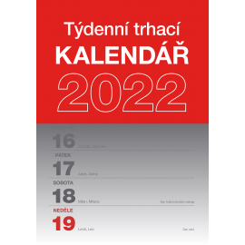 Nástěnný kalendář Trhací týdenní 2022, A5