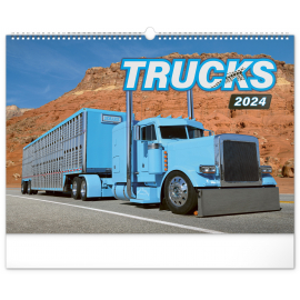 Wall calendar Trucks 2024, 48 × 33 cm