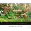 Nástěnný kalendář Zahrady 2019, 48 x 33 cm
