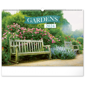 Wall calendar Gardens 2024, 48 × 33 cm