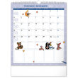 Nástěnný rodinný plánovací kalendář Krtek 2023, 30 × 34 cm