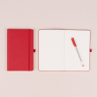 Notebook Red, dotted, 13 × 21 cm