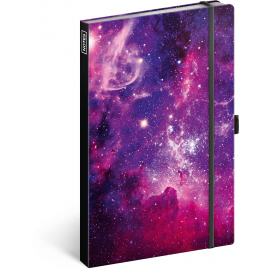 Notebook Galaxy, lined, 13 × 21 cm