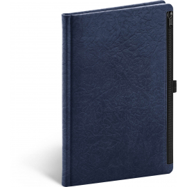 Notebook Hardy, blue, lined, 13 × 21 cm