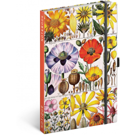 Notebook Herbs by Kateřina Winterová, lined, 13 × 21 cm