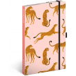 Notebook Leopards, lined, 13 × 21 cm