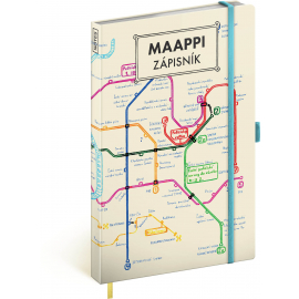 Maappi notebook, lined, 13 × 21 cm