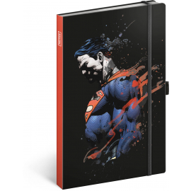 Notebook Superman, lined, 13 × 21 cm