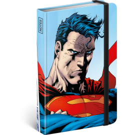 Notebook Superman – World Hero, lined, 11 × 16 cm