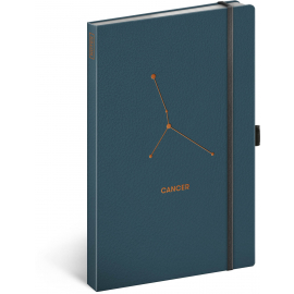 Notebook Zodiac Cancer, lined, 13 × 21 cm