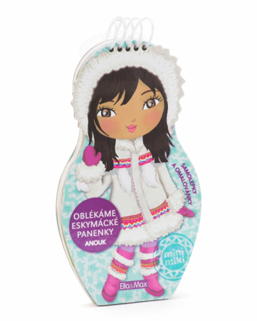 We are dressing the Inuit dolls - coloring book