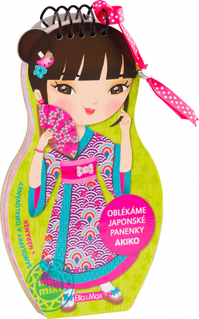 Oblékáme japonské panenky - AKIKO