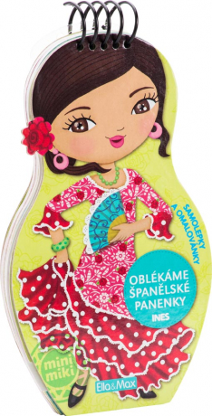 We are dressing the Spanish dolls - coloring book