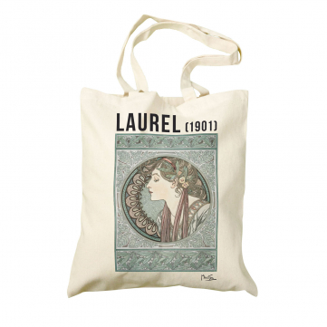 Cotton bag Alphonse Mucha - Laurel