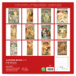 Poznámkový kalendář Alfons Mucha 2019, 30 x 30 cm