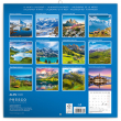 Poznámkový kalendář Alpy 2020, 30 × 30 cm