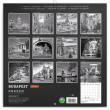 Poznámkový kalendář Budapešť 2018, 30 x 30 cm