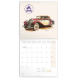 Grid calendar Classic Cars – Václav Zapadlík 2020, 30 × 30 cm
