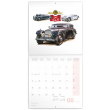 Poznámkový kalendář Classic Cars – Václav Zapadlík, 2023, 30 × 30 cm